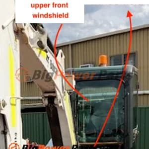 Bobcat E35 E50 Excavator Glass