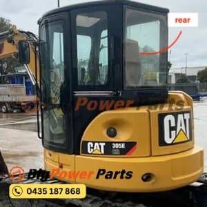 CAT 303.5e 305e Excavator Glass