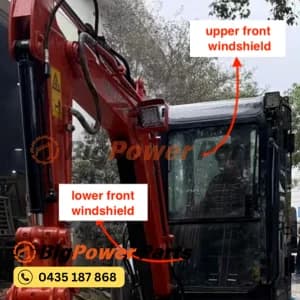Hitachi ZX33U ZX35 ZX38U Excavator Glass