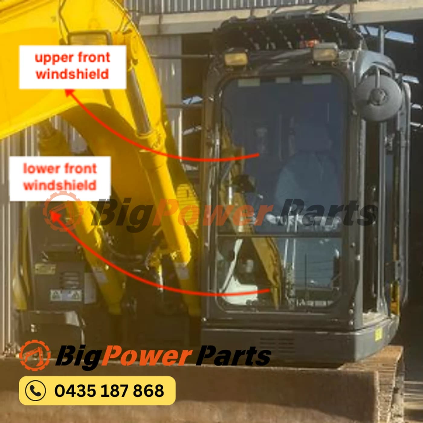 Sumitomo SH145X-6 Excavator Glass