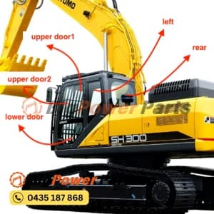 Sumitomo SH300 SH350 Excavator Glass
