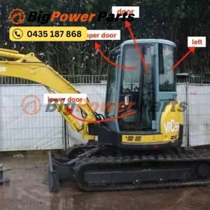 Yanmar VIO35-5 VIO55-5 VIO27 Excavator Cabin Glass