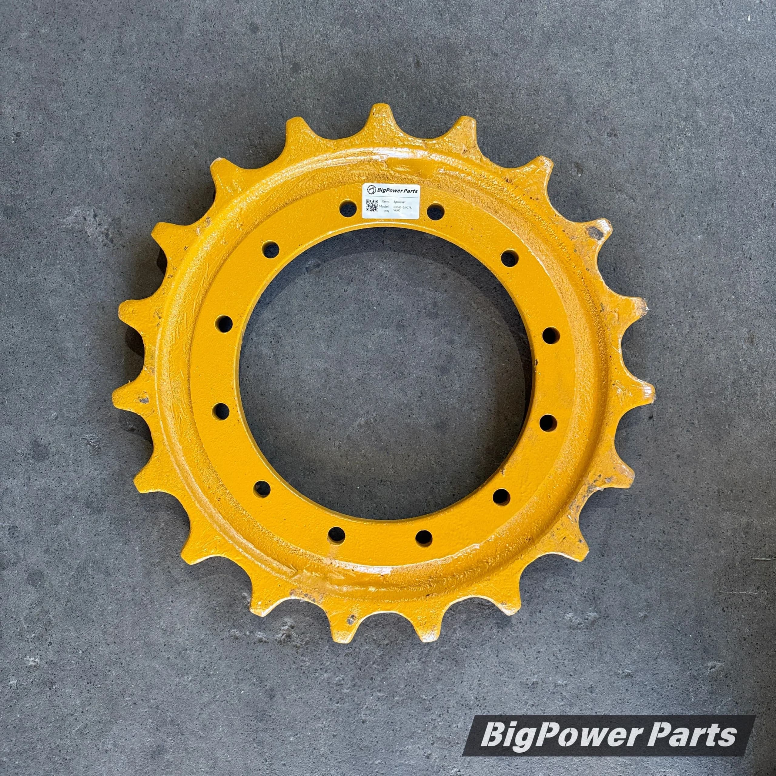 Sprocket Kubota Kx080-3 Yanmar Vio80 Komatsu PC75UU 19T 12H 265ID 475OD PN: RD809-14430 RD809-14433